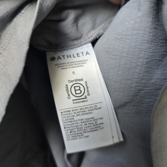 Athleta Women's Gray Shorts 6 - Picture 6 of 13